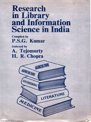 cover image of Research In Library and Information Science In India